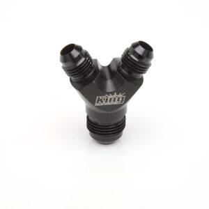 '-08AN to 2X -06AN Male Flare Union Y Black