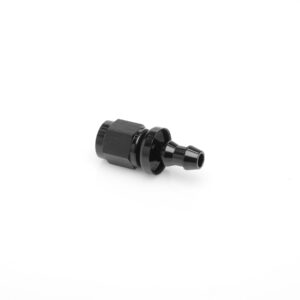 -04 Straight Push Fit Hose End Black