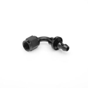 -04 90 Degree Push Fit Hose End Black