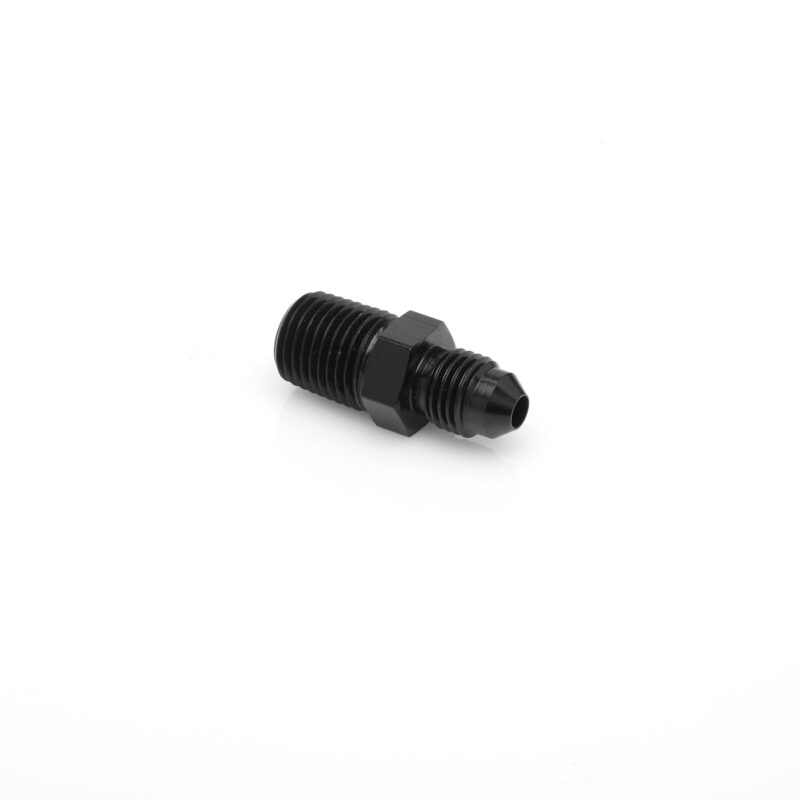4" x 1/4" MPT Straight Adapter for Master to Reservoir - Black (Ea)