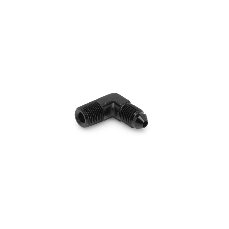 -04 Male to 1/8" NPT 90 Black