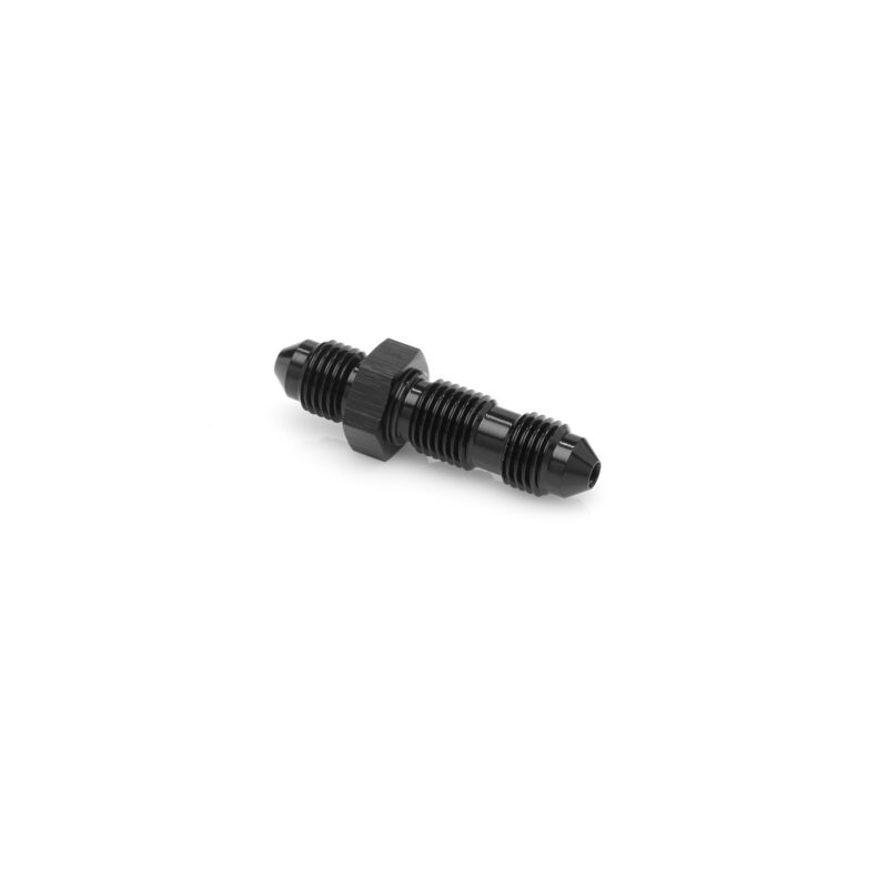 -03 Bulkhead Straight Fitting - Black