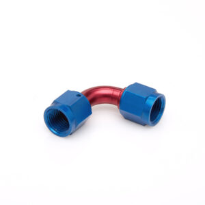 Adaptor 90 Degree Female to Female Tube -06 JIC