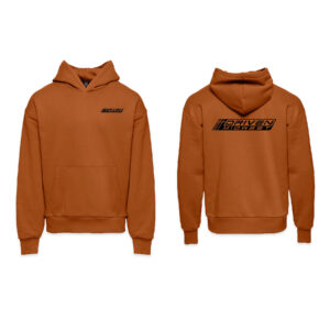 Driven Midwest Heavyweight Hoodie - Clay - Black Logo - Adult Small