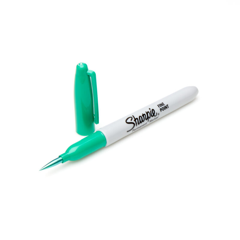 Tacknives EDC Sharpie - Titanium Tip Green