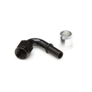 -12 120 Black Crimp Hose End KR PTFE Hose