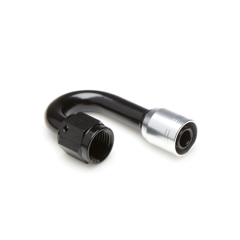 '-08 180 Black Crimp Hose End KR PTFE Hose