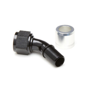 -12 45 Black Crimp Hose End KR PTFE Hose