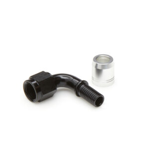 -08 90 Black Crimp Hose End KR PTFE Hose