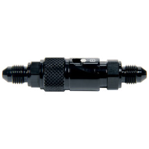 QUICK DISCONNECT BRAKE LINE FITTING BLK ALUM -3
