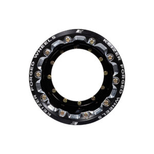 10 x 5 Forged Beadlock Black Half