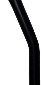 Aluminum Nose Wing Post Bent FWD Black
