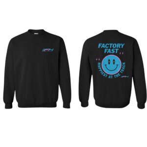 Factory Fast Crewneck - Black - 2X-Large
